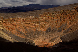 Ubehebe Volcano Crater in Death Valley