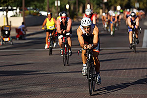 01:12:18 #714 and others cycling at Nathan Triathlon 2011