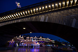 Evening at London Bridge in Lake Havasu City