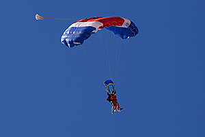 Skydivers at Balloon Fest in Lake Havasu City, Arizona