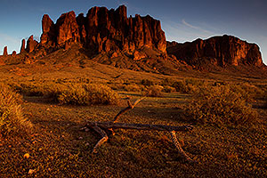 Evening in Superstitions