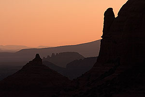 Sunset at Schnebly Hill Road in Sedona