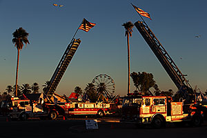 Fire Trucks at Lake Havasu Balloon Fest