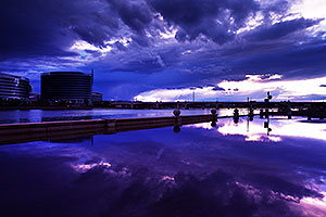 Sky reflection at Tempe Town Lake