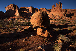 Courthouse Towers in Arches National park
