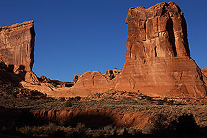 Courthouse Towers in Arches National park