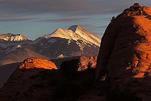La Sal Mountains in Moab