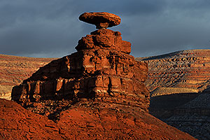 Evening at Mexican Hat, Utah