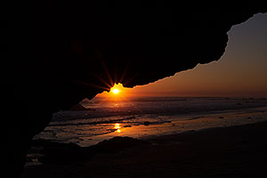Sunset at El Matador Beach, California