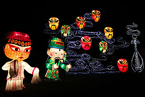 Faces at Chinese New Year Lantern Culture and Arts Festival 2014