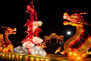 Dragons at Chinese New Year Lantern Culture and Arts Festival 2014