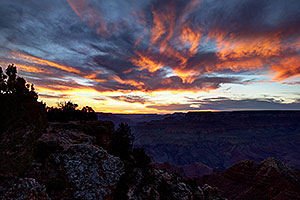 Sunset in Grand Canyon