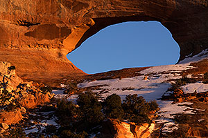 Evening at Wilson Arch