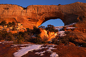Evening at Wilson Arch