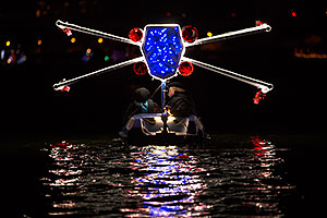 Star Wars boat at APS Fantasy of Lights Boat Parade