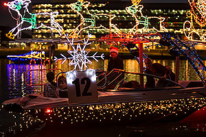 Boat #12 at APS Fantasy of Lights Boat Parade
