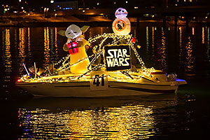Boat #41 Star Wars at APS Fantasy of Lights Boat Parade