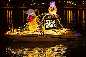Boat #41 Star Wars at APS Fantasy of Lights Boat Parade