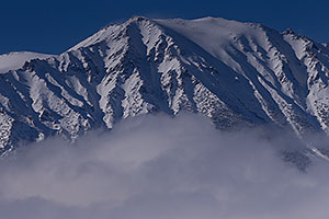 Eastern Sierra Mountains in winter