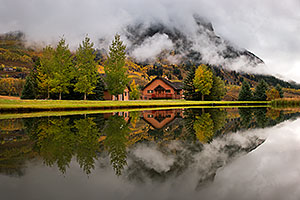 House reflection in Crested Butte