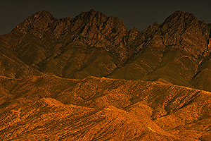 Evening at Four Peaks, Arizona