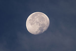 Moon by Picacho Peak