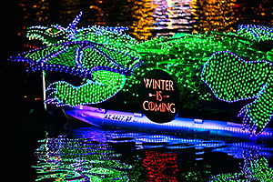 Boat #11 - Winter is Coming - at APS Fantasy of Lights Boat Parade