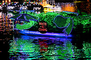 Boat #11 - Winter is Coming - at APS Fantasy of Lights Boat Parade