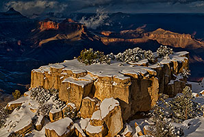 Snow at Grand Canyon