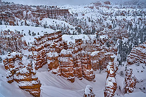 Snowy Bryce Canyon
