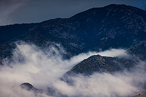 Foggy afternoon at Santa Rita Mountains