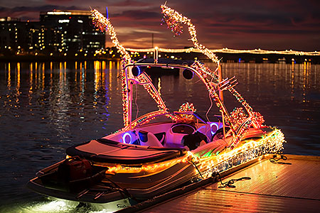 Boat #40 at APS Fantasy of Lights Boat Parade 