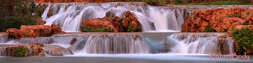 /images/500/2008-03-23-hav-beaver-5793sp.jpg - #04942: Waterfalls along Havasu Creek … March 2008 -- Havasu Creek, Havasu Falls, Arizona