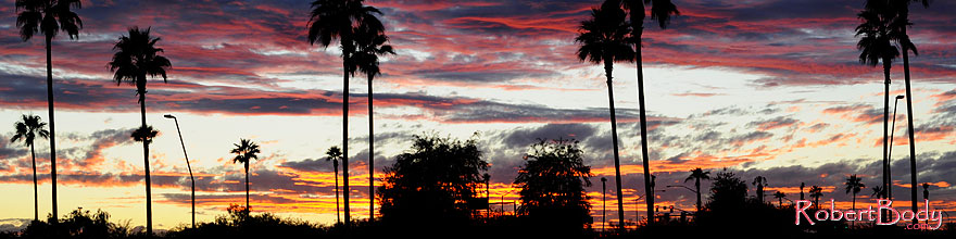 /images/500/2008-12-07-smountain-sunset-60756sp.jpg - #06377: Sunset over South Mountain - view from Warner St and Priest Rd … December 2008 -- South Mountain, Phoenix, Arizona