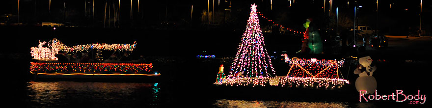 /images/500/2008-12-13-tempe-lights-boats-62648sp.jpg - #06411: APS Fantasy of Lights Boat Parade … December 2008 -- Tempe Town Lake, Tempe, Arizona